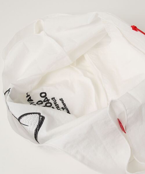 SUPERTHANKS（スーパーサンクス）の「【SUPERTHANKS】HAVE A NICE DAY! ECO BAG（エコバッグ/サブバッグ・レディース・ホワイト/ブラック・FREE）」の10枚目の写真