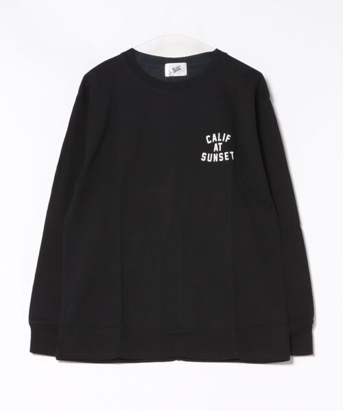 NO WAY（ノーウェイ）の「/Bl/バックプリント長袖Tシャツ クルーネック（Tシャツ/カットソー・メンズ・ホワイト/ブラック/ベージュ/グレー・MEDIUM/LARGE）」の3枚目の写真