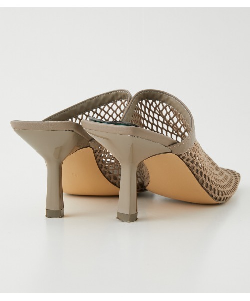 rienda（リエンダ）の「メッシュミュール（サンダル・レディース・ブラック/ベージュ・LARGE/SMALL/MEDIUM）」の6枚目の写真