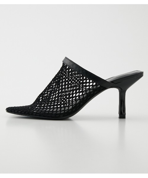 rienda（リエンダ）の「メッシュミュール（サンダル・レディース・ブラック/ベージュ・LARGE/SMALL/MEDIUM）」の16枚目の写真