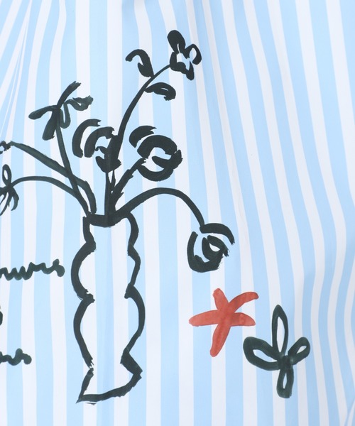 SLOBE IENA（スローブイエナ）の「SLOBE × opnner VASE エコバッグ◆（エコバッグ/サブバッグ・レディース・ブルー・FREE）」の8枚目の写真