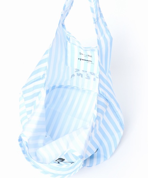 SLOBE IENA（スローブイエナ）の「SLOBE × opnner VASE エコバッグ◆（エコバッグ/サブバッグ・レディース・ブルー・FREE）」の7枚目の写真