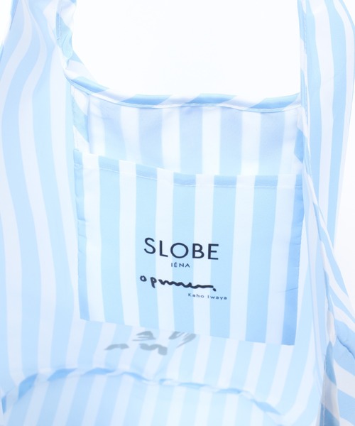 SLOBE IENA（スローブイエナ）の「SLOBE × opnner VASE エコバッグ◆（エコバッグ/サブバッグ・レディース・ブルー・FREE）」の4枚目の写真