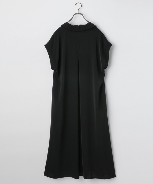 PAGEBOY（ページボーイ）の「ロングテーラーワンピース（ワンピース・レディース・ブラック/グレイッシュベージュ・FREE）」の10枚目の写真