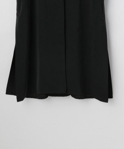 PAGEBOY（ページボーイ）の「ロングテーラーワンピース（ワンピース・レディース・ブラック/グレイッシュベージュ・FREE）」の13枚目の写真