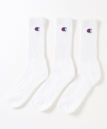 Champion | 【MEN'S】Champion/チャンピオン フルレングスソックス3P/靴下３足セット(ソックス/靴下)