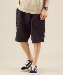 green label relaxing | 【 WEB限定 】[ GLR/ -or ] ワイド カーゴ ショート パンツ(カーゴパンツ)