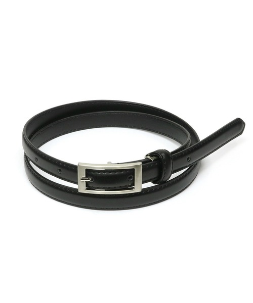 TOKYO SHIRTS（トウキョウシャツ）の「牛革 ベーシックベルト（ベルト・レディース・ブラック/ダークブラウン・FREE）」の2枚目の写真
