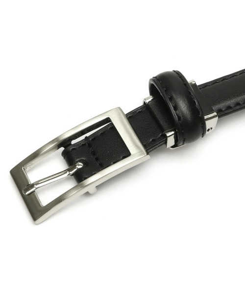 TOKYO SHIRTS（トウキョウシャツ）の「牛革 ベーシックベルト（ベルト・レディース・ブラック/ダークブラウン・FREE）」の6枚目の写真