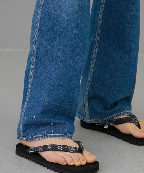 MONKEY TIME（モンキータイム）の「＜monkey time＞ LT DENIM FLAIR PAINTER/ペインターパンツ（デニムパンツ・メンズ・コバルトブルー・S/M/L）」の11枚目の写真