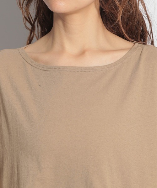 ichi（イチ）の「【ichi(イチ)】ドッキングプルオーバー（Tシャツ/カットソー・レディース・ブラック/ベージュ/グレー・FREE）」の4枚目の写真