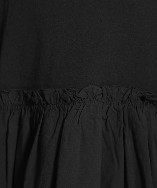 ichi（イチ）の「【ichi(イチ)】ドッキングプルオーバー（Tシャツ/カットソー・レディース・ブラック/ベージュ/グレー・FREE）」の19枚目の写真