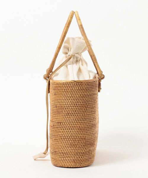 Demi-Luxe BEAMS（デミルクス ビームス）の「Demi-Luxe BEAMS / ホリゾンタル アタ カゴバッグ（かごバッグ・レディース・ナチュラル・ONE SIZE）」の2枚目の写真