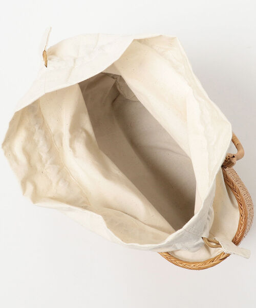 Demi-Luxe BEAMS（デミルクス ビームス）の「Demi-Luxe BEAMS / ホリゾンタル アタ カゴバッグ（かごバッグ・レディース・ナチュラル・ONE SIZE）」の8枚目の写真