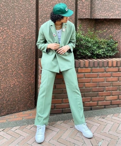 Oriens JOURNAL STANDARD（オリエンス ジャーナルスタンダード）の「[セットアップ]カラースラックス（スラックス・メンズ・ライトグレー/パープル/ブルー/グリーン・MEDIUM/LARGE）」の5枚目の写真