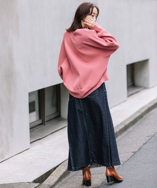 Munich（ミューニック）の「ストレッチヤーンカーディガンスティッチニット　Vネックカーディガン（カーディガン/ボレロ・レディース・ブラック/ベージュ/カーキ/ピンク・FREE）」の7枚目の写真