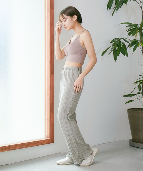 Fashion Letter(ファッションレター)の「ノンワイヤーブラトップ ルームウェア(ナイトブラ・レディース・ローズ/オフホワイト/オリーブ/ベビーピンク/ブラック・FREE)」の13枚目の写真