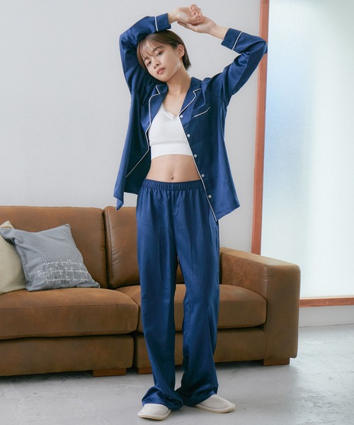 Fashion Letter(ファッションレター)の「ノンワイヤーブラトップ ルームウェア(ナイトブラ・レディース・ローズ/オフホワイト/オリーブ/ベビーピンク/ブラック・FREE)」の22枚目の写真