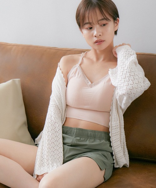 ノンワイヤーブラトップ ルームウェア（ナイトブラ）｜Fashion Letter