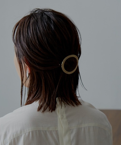 Aunt Marie's（アントマリーズ）の「Over Circle Valletta　/ オーバーサークルバレッタ（バレッタ/ヘアクリップ・レディース・シルバー/ゴールド・FREE）」の2枚目の写真