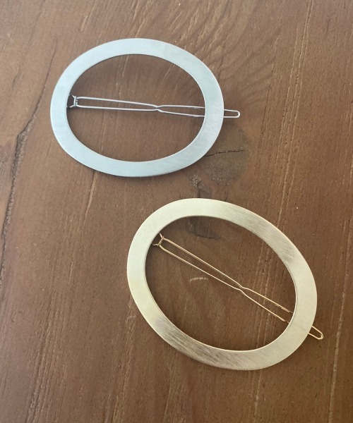 Aunt Marie's（アントマリーズ）の「Over Circle Valletta　/ オーバーサークルバレッタ（バレッタ/ヘアクリップ・レディース・シルバー/ゴールド・FREE）」の3枚目の写真