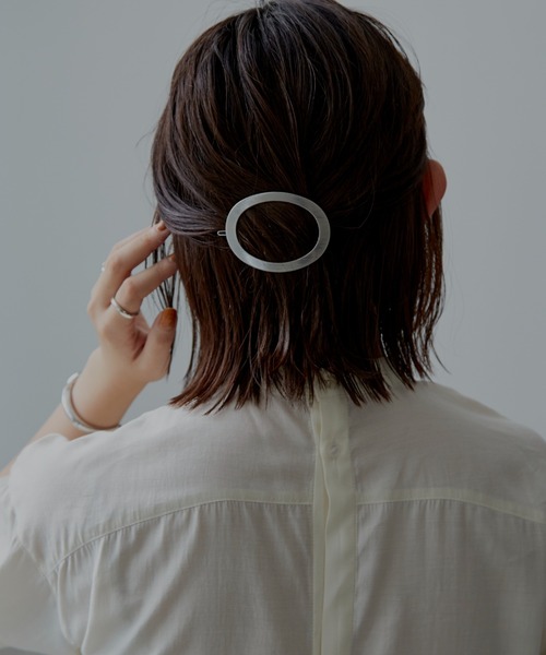 Aunt Marie's（アントマリーズ）の「Over Circle Valletta　/ オーバーサークルバレッタ（バレッタ/ヘアクリップ・レディース・シルバー/ゴールド・FREE）」の8枚目の写真