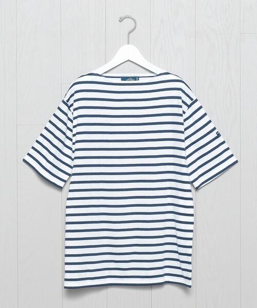 H　BEAUTY&YOUTH UNITED ARROWS（エイチビューティーアンドユースユナイテッドアローズ）の「＜SAINT JAMES＞PIRIAC BORDER 21SS/カットソー.（Tシャツ/カットソー・メンズ・ネイビー/モカ/ライラック/ブラック/イエロー・4/5）」の3枚目の写真