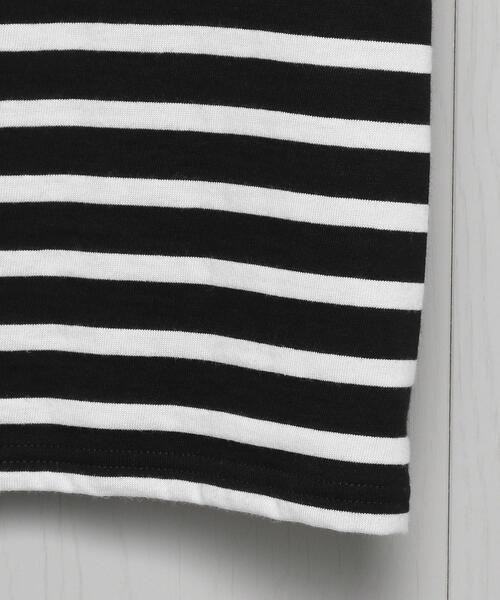 H　BEAUTY&YOUTH UNITED ARROWS（エイチビューティーアンドユースユナイテッドアローズ）の「＜SAINT JAMES＞PIRIAC BORDER 21SS/カットソー.（Tシャツ/カットソー・メンズ・ネイビー/モカ/ライラック/ブラック/イエロー・4/5）」の10枚目の写真