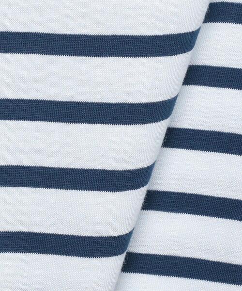 H　BEAUTY&YOUTH UNITED ARROWS（エイチビューティーアンドユースユナイテッドアローズ）の「＜SAINT JAMES＞PIRIAC BORDER 21SS/カットソー.（Tシャツ/カットソー・メンズ・ネイビー/モカ/ライラック/ブラック/イエロー・4/5）」の14枚目の写真