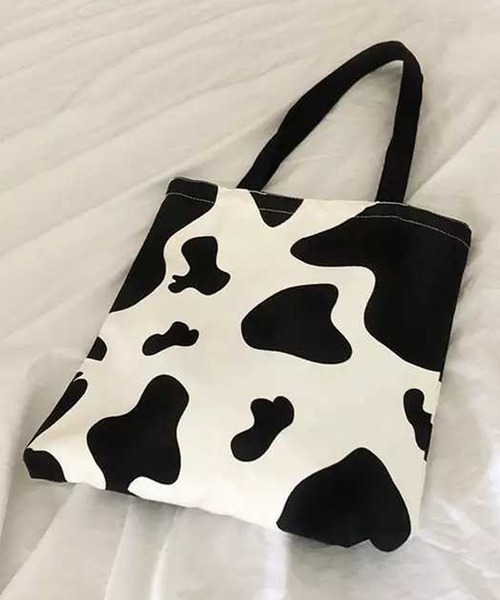 Cow柄 キャンバストートバッグ ファスナー付き トートバッグ Device ディバイス のファッション通販 Zozotown