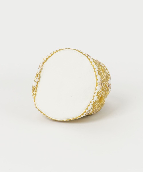 URBAN RESEARCH DOORS（アーバンリサーチドアーズ）の「エンブロイダリー巾着（ショルダーバッグ・レディース・ブルー/マスタード・ONE）」の5枚目の写真