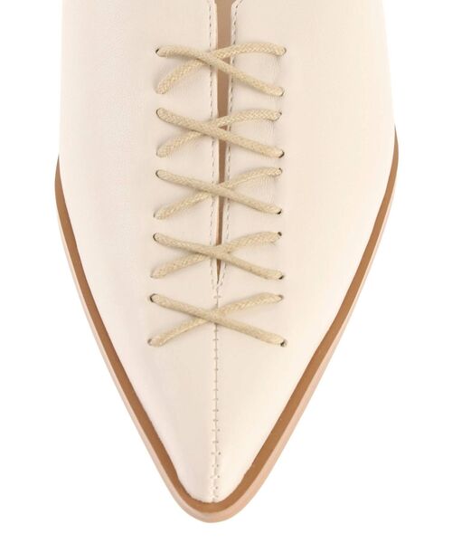 MERCURYDUO（マーキュリーデュオ）の「レースアップローヒールスリッパサンダル（サンダル・レディース・シルバー/アイボリー・38/36）」の17枚目の写真
