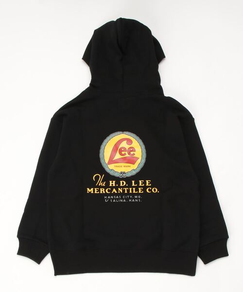 Lee（リー）の「Lee/リー キッズ　ヴィンテージロゴ入りパーカー（パーカー・キッズ・ホワイト/ブルー/ベージュ/ブラック・130/140/150）」の5枚目の写真