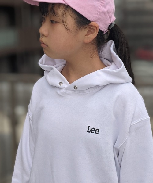 Lee（リー）の「Lee/リー キッズ　ヴィンテージロゴ入りパーカー（パーカー・キッズ・ホワイト/ブルー/ベージュ/ブラック・130/140/150）」の12枚目の写真