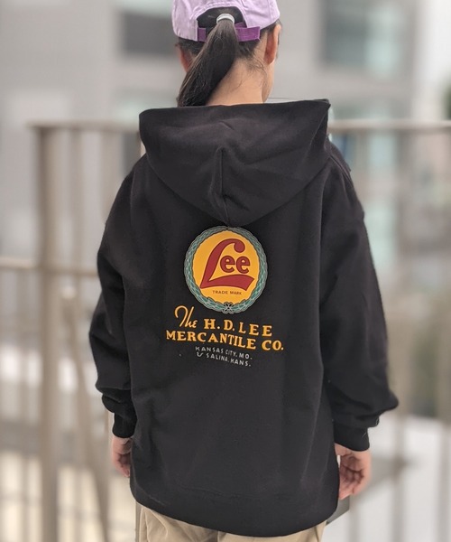 Lee（リー）の「Lee/リー キッズ　ヴィンテージロゴ入りパーカー（パーカー・キッズ・ホワイト/ブルー/ベージュ/ブラック・130/140/150）」の16枚目の写真