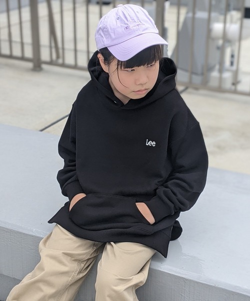 Lee（リー）の「Lee/リー キッズ　ヴィンテージロゴ入りパーカー（パーカー・キッズ・ホワイト/ブルー/ベージュ/ブラック・130/140/150）」の21枚目の写真