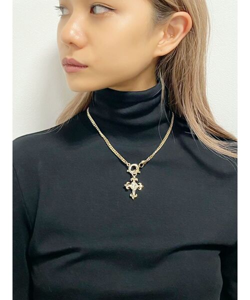 GYDA（ジェイダ）の「JEYSUSデザインクロス3WAY ネックレス（ネックレス・レディース・シルバー/ゴールド・FREE）」の9枚目の写真