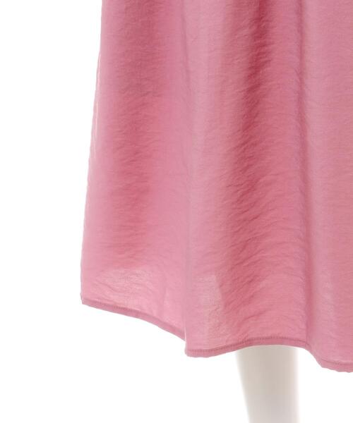 Allamanda（アラマンダ）の「カシュクールリボン付マキシワンピース（ワンピース・レディース・ブラック/ピンク/グレー・M）」の11枚目の写真