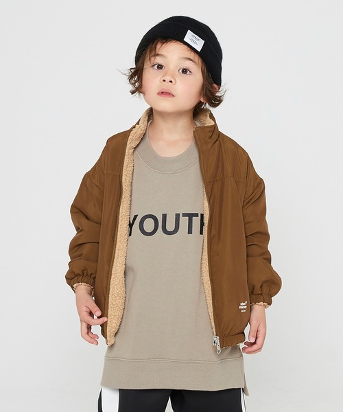 GENERATOR(ジェネレーター)の「GENERATOR リバーシブルJK(ナイロンジャケット・キッズ・カーキ/ブラウン/ブラック/ベージュ・M/L/XL/S)」の3枚目の写真