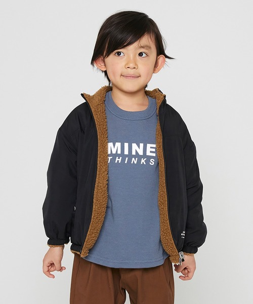 GENERATOR(ジェネレーター)の「GENERATOR リバーシブルJK(ナイロンジャケット・キッズ・カーキ/ブラウン/ブラック/ベージュ・M/L/XL/S)」の2枚目の写真