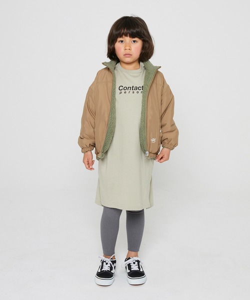 GENERATOR(ジェネレーター)の「GENERATOR リバーシブルJK(ナイロンジャケット・キッズ・カーキ/ブラウン/ブラック/ベージュ・M/L/XL/S)」の8枚目の写真