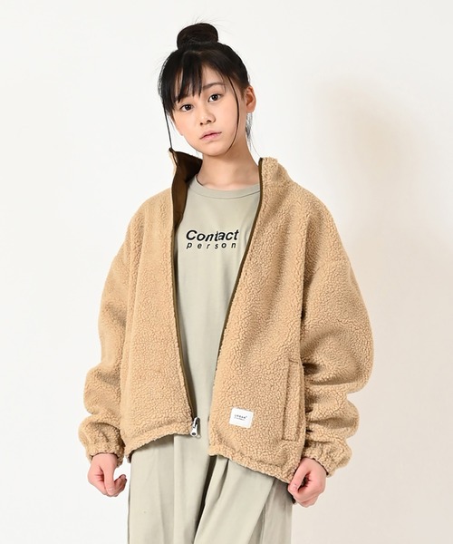 GENERATOR(ジェネレーター)の「GENERATOR リバーシブルJK(ナイロンジャケット・キッズ・カーキ/ブラウン/ブラック/ベージュ・M/L/XL/S)」の16枚目の写真