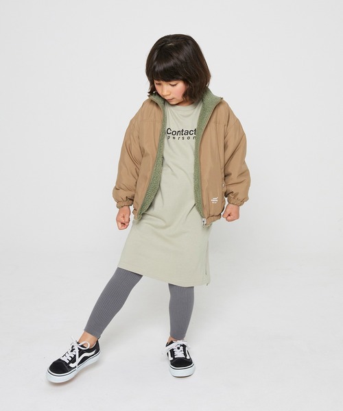 GENERATOR(ジェネレーター)の「GENERATOR リバーシブルJK(ナイロンジャケット・キッズ・カーキ/ブラウン/ブラック/ベージュ・M/L/XL/S)」の7枚目の写真