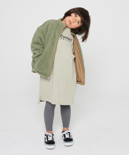 GENERATOR(ジェネレーター)の「GENERATOR リバーシブルJK(ナイロンジャケット・キッズ・カーキ/ブラウン/ブラック/ベージュ・M/L/XL/S)」の10枚目の写真