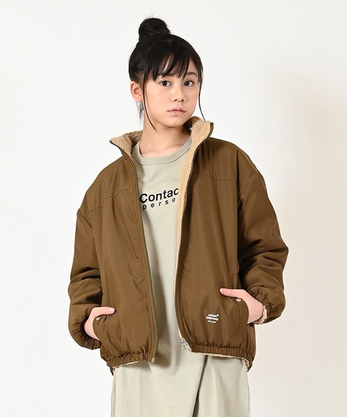 GENERATOR(ジェネレーター)の「GENERATOR リバーシブルJK(ナイロンジャケット・キッズ・カーキ/ブラウン/ブラック/ベージュ・M/L/XL/S)」の15枚目の写真
