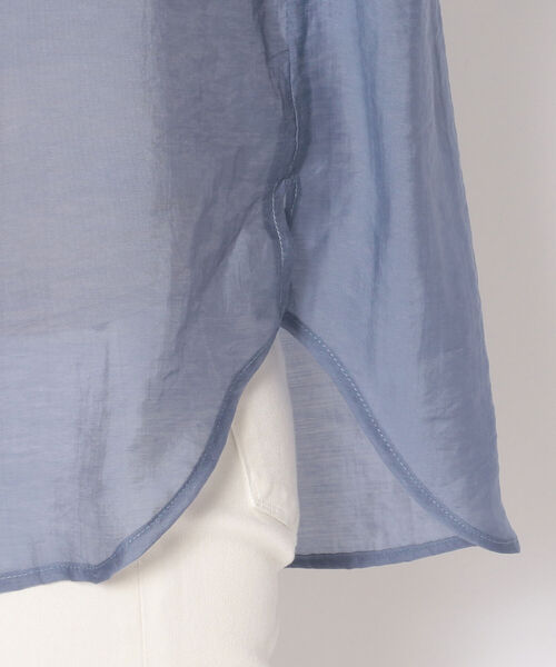 EACH.（イーチ）の「EACH（イーチ）VOLUME SHEER BLOUSE　ボリュームシア―ブラウス（シャツ/ブラウス・レディース・グリーン/ピンク/ブルー・FREE）」の10枚目の写真