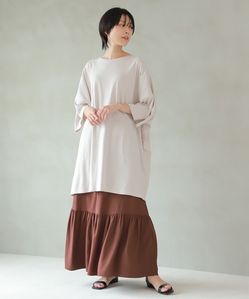 LAKOLE（ラコレ）の「ジャカードティアードスカート / 216474（スカート・レディース・ブラック/ブラウン/グリーン・SMALL/MEDIUM）」の16枚目の写真