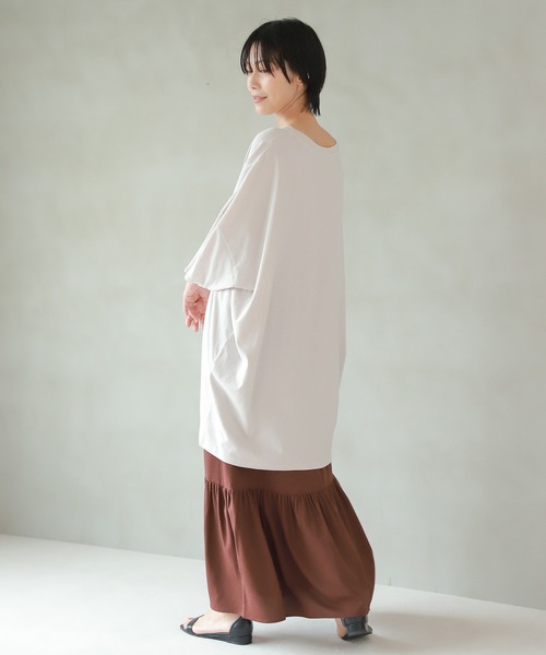 LAKOLE（ラコレ）の「ジャカードティアードスカート / 216474（スカート・レディース・ブラック/ブラウン/グリーン・SMALL/MEDIUM）」の8枚目の写真