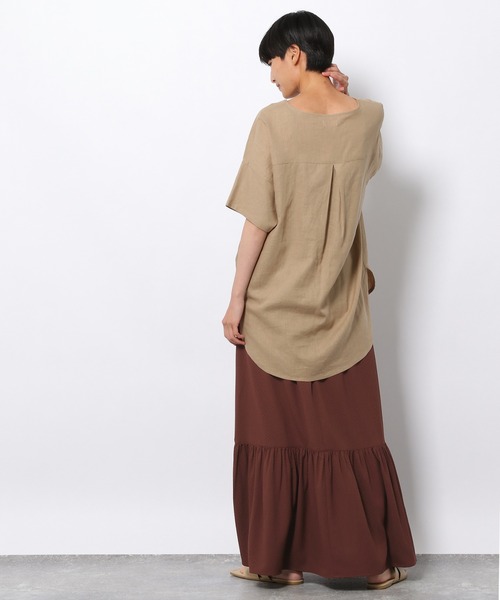 LAKOLE（ラコレ）の「ジャカードティアードスカート / 216474（スカート・レディース・ブラック/ブラウン/グリーン・SMALL/MEDIUM）」の14枚目の写真