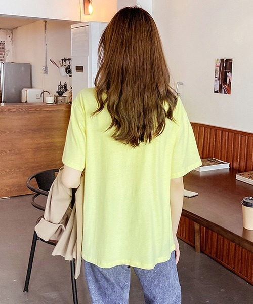 Bifrost（ビフレスト）の「プチリボンＴシャツ（Tシャツ/カットソー・レディース・ホワイト/イエロー/ブルー・M/L）」の5枚目の写真